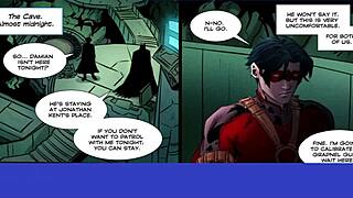 batboys gay blowjob animation from dc comics rule 34 comic 😏