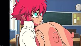 What if Big Titty Anime Girl Deepthroats Cock Until Tits Bounce Wildly?