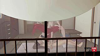 Rias Gremory bends over for deep doggystyle pussy pounding