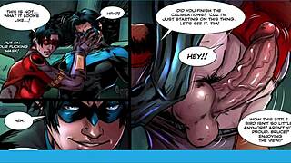 batboys gay blowjob animation from dc comics rule 34 comic 😏
