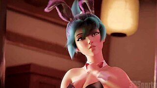 overwatch's wildest animations gangbang bukkake overload!