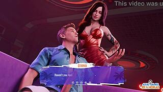 Feasting on Diana's juicy pussy aboard her yacht - grand tits adventure ep18 gameplay!