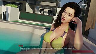 chiloe drops to knees blows liam in bathroom but stops before cumshot 😲💦