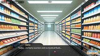 Hentai warriors tease massive tits in gameplay action