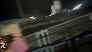 damn this young blonde drops straight to sucking that black monster cock in the moving car... full vid on red?