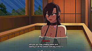 stepsis emma's curvy bath tempts with big tits and fat ass