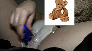 whoa kinky stepsis yogurt dildo masturbation so drippin wet! 🔥💦