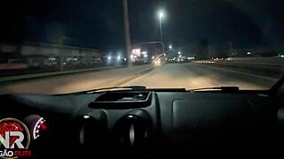 damn this young blonde drops straight to sucking that black monster cock in the moving car... full vid on red?