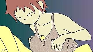 ever seen big hentai tits milking cock dry?