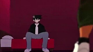 komi-san gets her big ass roughed up by zombies in wild hentai anime