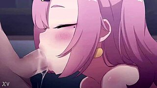 nicole demarco rides big cock cowgirl with facial cum on huge tits in zzz hentai