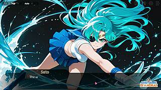 Hentai warriors tease massive tits in gameplay action