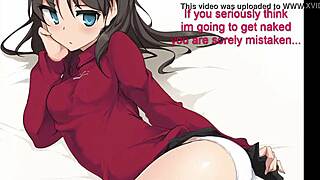 Creeping on Rin in Hentai Femdom JOI Humiliation!