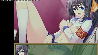 Aoi Nanami's Wet Bathroom Masturbation Overwhelms with Orgasmic Bliss