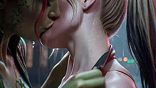 Poison Ivy Lures Harley Quinn into Steamy Lesbian Hentai AI Ecstasy