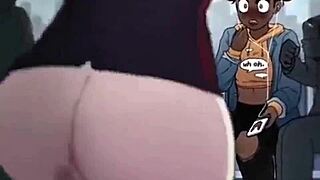 hentai train ride with big ass facial cumshot 😈🍑💦