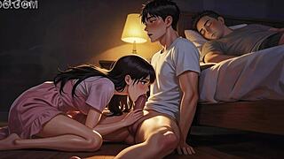 sister-in-law did that naughty thing to me front of bros too excitin!