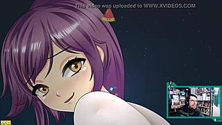 i get so turned on stripping sexy asians in this ahegao hentai game. big tits bounce as they undress for fetish fun