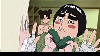 in naruto shippuden's steamy bath scene, uncensored hentai erupts into hardcore group fucking frenzy