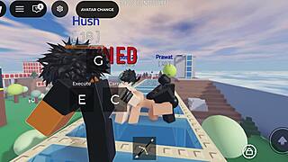Two Big Dick Robloxians Spitroast Fat Ass Slut in Group Hentai