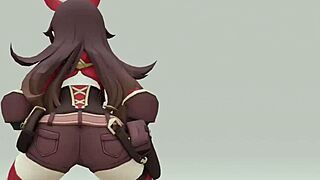genshin amber hentai comp damn too hot
