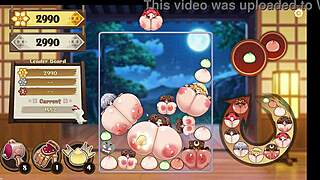 suika's horny emotions surge in wet watermelon hentai game ep 3 armpit fuck and huge facial cumshot