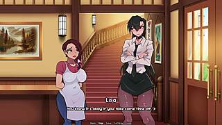 yo, check goth girl and chubby babe bubbles teaming up for wild hentai action