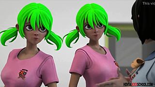 Gym Class Sparks Hot 3D Hentai Vibes