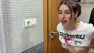petite teen prostitute's moaning orgasms echo as stepdad fucks her like a slut