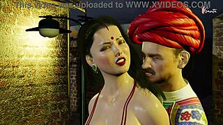 village headman pounds savita bhabhi's tight pussy right in the public field for her deal