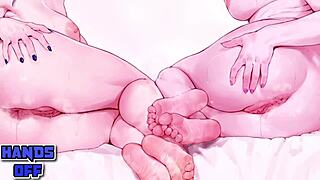 hentai feet joi guides your every teasing stroke