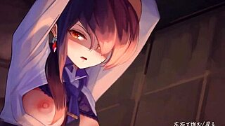 Perverted Girl Captured by Man Endures Breast Play in Hentai Animation Diary