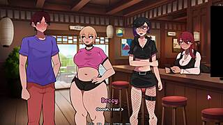 yo, check goth girl and chubby babe bubbles teaming up for wild hentai action