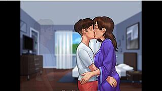 whoa i pounded my horny stepmom's huge tits pussy leaving creampies everywhere summertime saga ep 23 😍💦