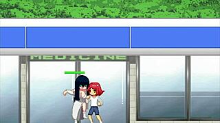 Femdom Girls Battle Fuck Shota in Hentai Game Gallery
