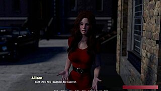 What if liam's new friend allison teases him playfully in visual novel?