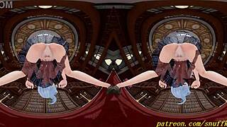hey check suisei's vr 3d mmd dance turning full hentai wild