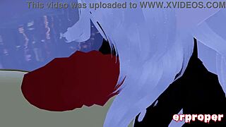 beizel moans as panda girl sucks and rides his vrchat cock
