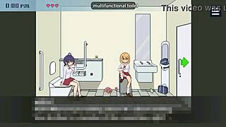 seeding city hentai man fucks hot blonde in subway restroom