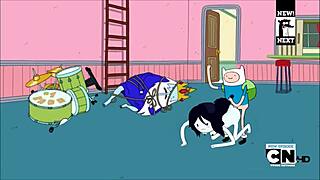 Finn and Marceline's Wild Passionate 3D Cartoon Anal Adventure
