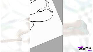 Dibujando Chica Recostada Tipo Anime Hentai