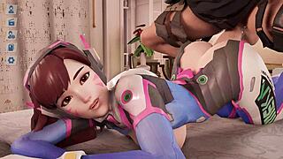 D.Va Fucks Leon Resident Evil Pregnant Risk