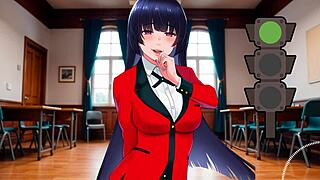 joi hentai luz verde luz roja: femdom jerk off instructions with spanish voice in kakegurui game