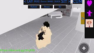 BOROV FUCKS ROBLOX GIRL WITH MONSTER COCK DOGGYSTYLE BLOWJOB