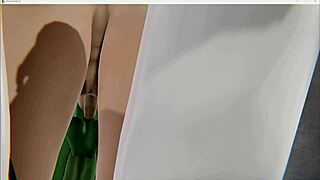 Titan yaoi beast boy takes dildo anal creampie in public toilet