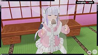 Dragon Maid Kanna Gets First Fuck