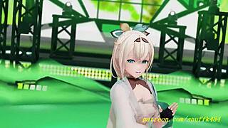 Novr mmd iroha dances in 3d hololive hentai video.