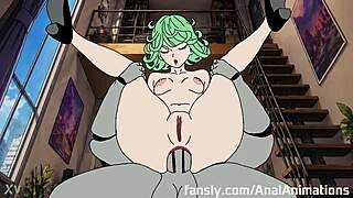 tatsumaki gets her anal creampie here
