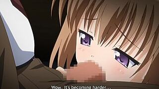 Anime girl takes anal and oral in scene
