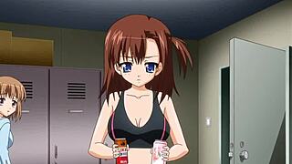 Anime girl takes anal and oral in scene